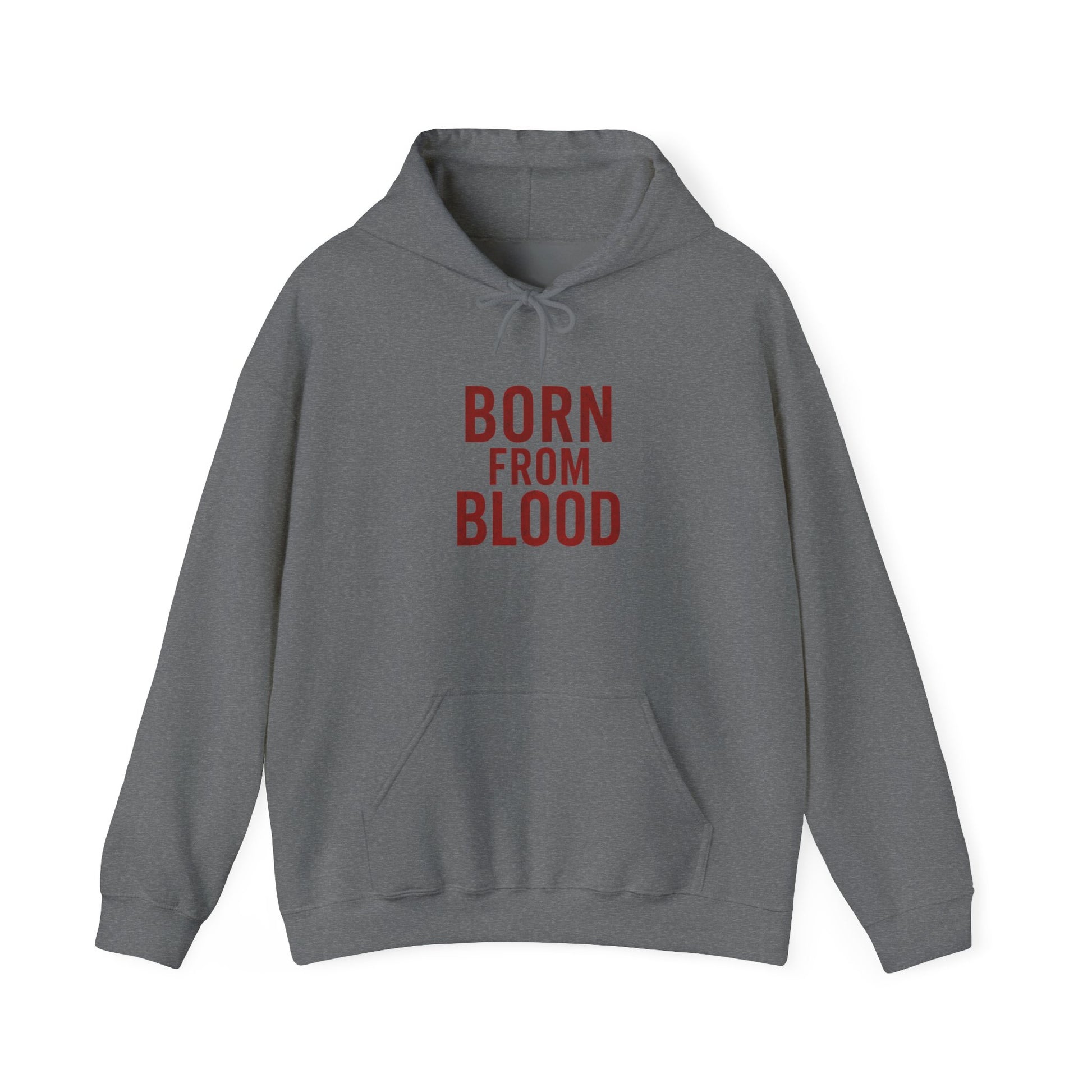 Born from Blood Hoodie – Abstract Blade Edition (Front & Back Print)