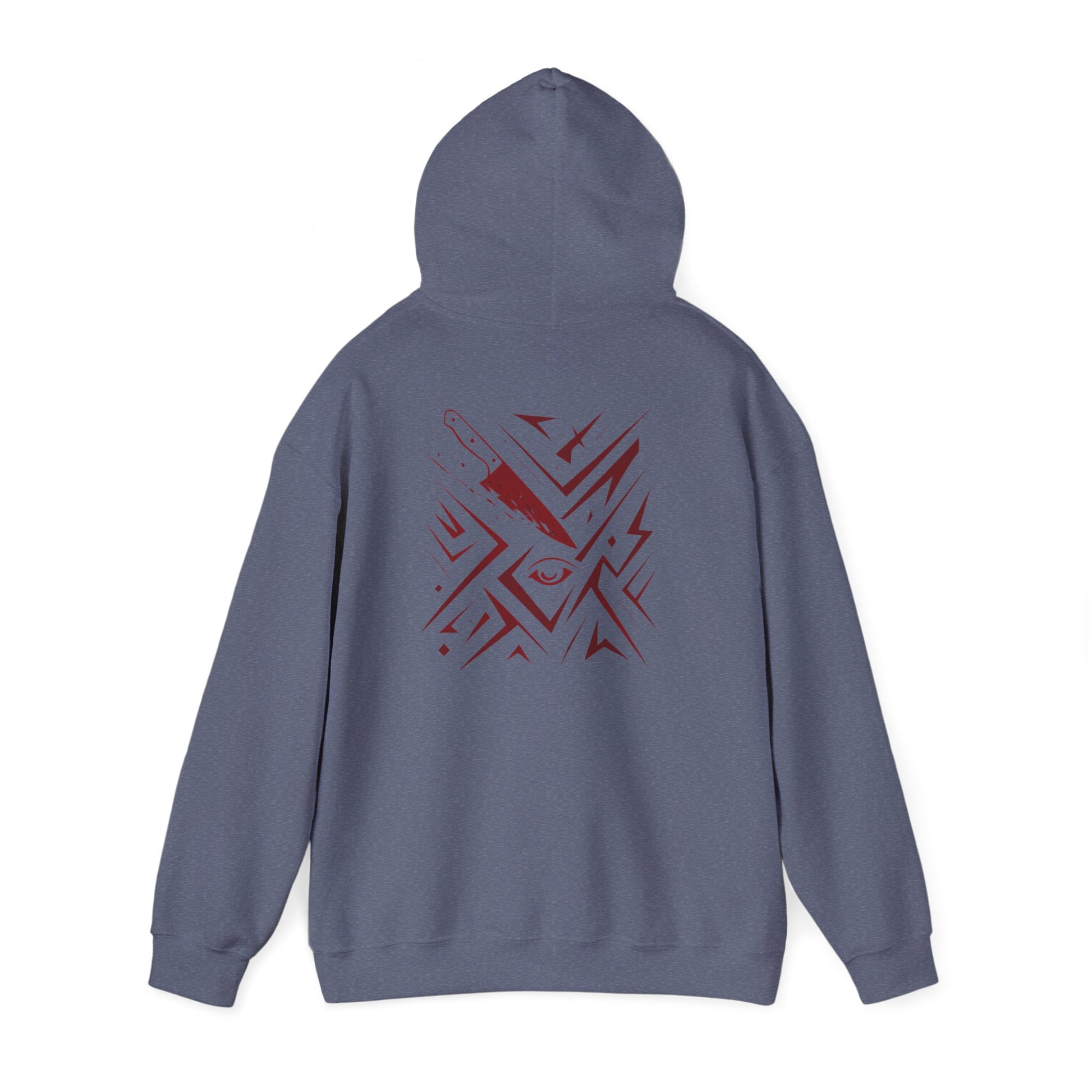 Born from Blood Hoodie – Abstract Blade Edition (Front & Back Print)
