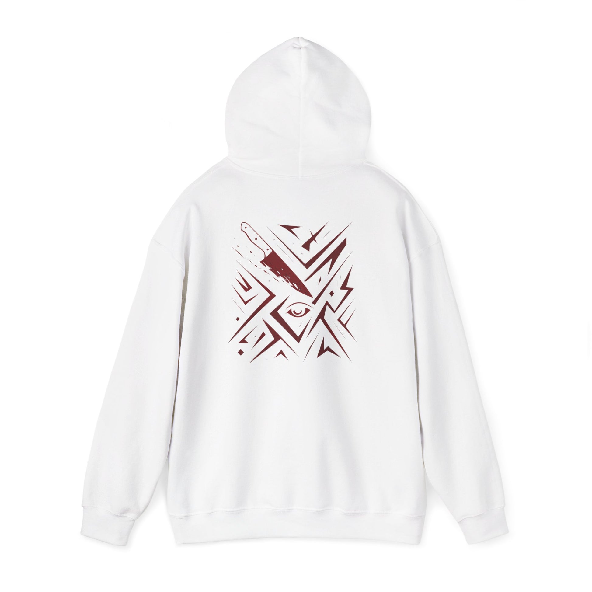 Born from Blood Hoodie – Abstract Blade Edition (Front & Back Print)