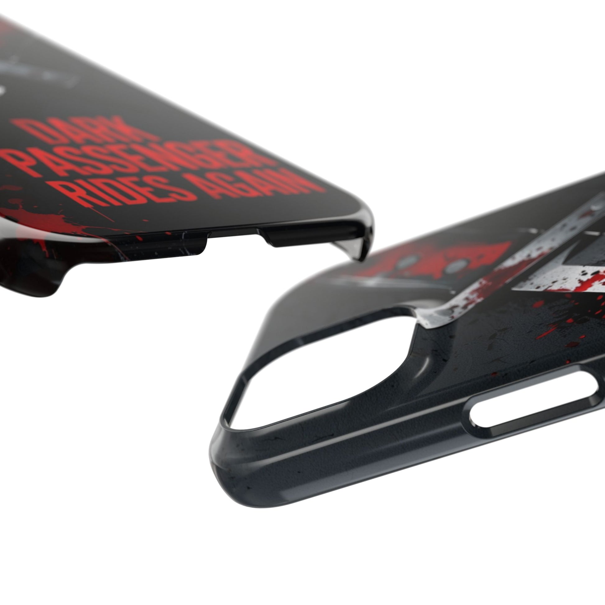 Dark Passenger Rides Again | Killer Instinct Blood Splatter Phone Case