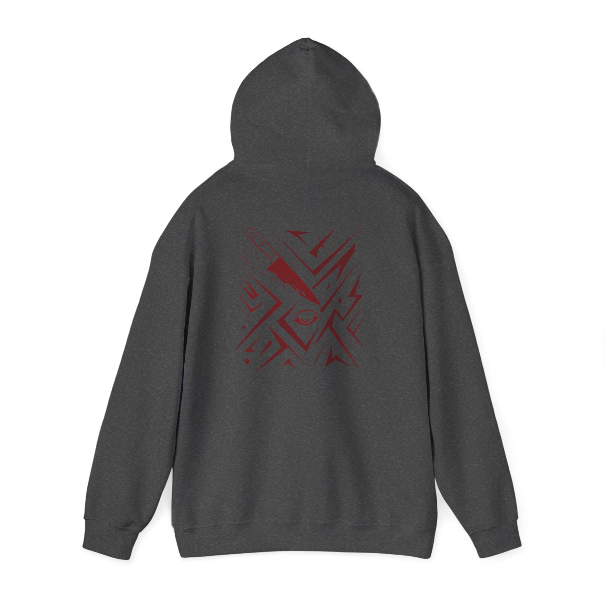 Born from Blood Hoodie – Abstract Blade Edition (Front & Back Print)
