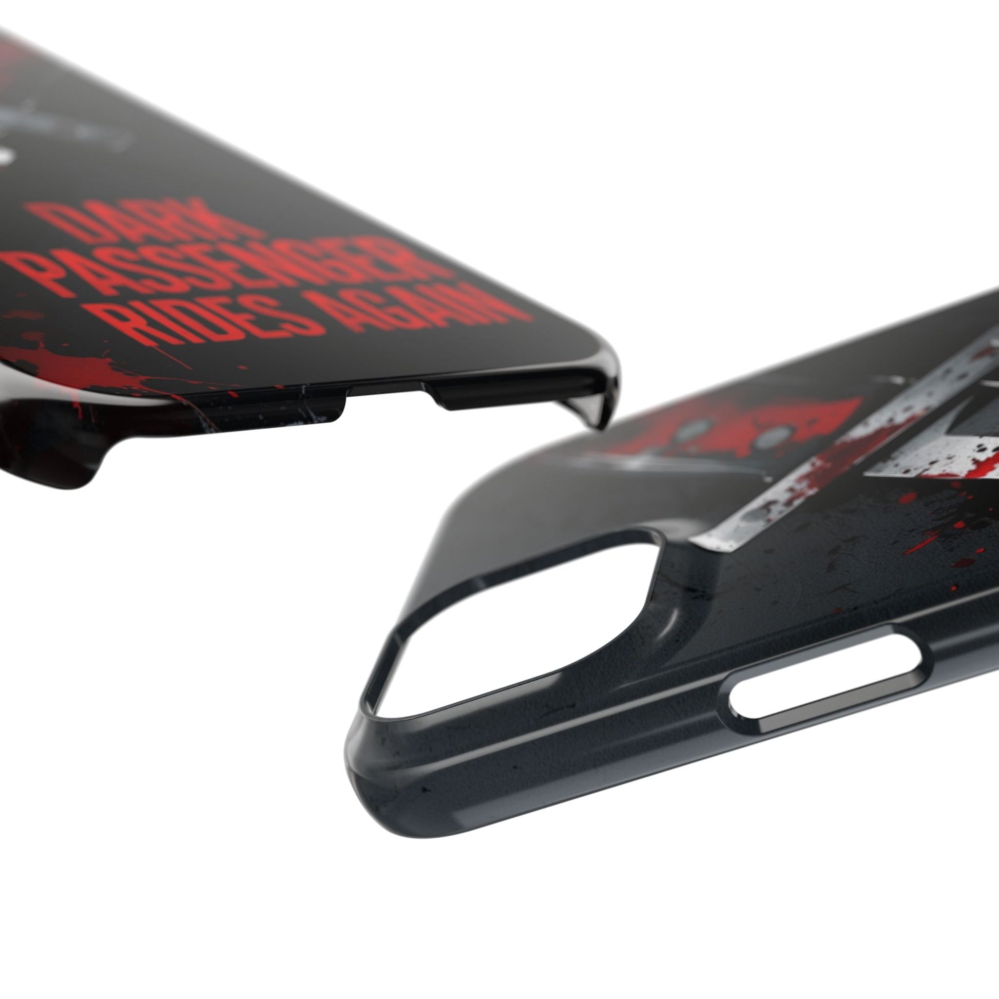 Dark Passenger Rides Again | Killer Instinct Blood Splatter Phone Case