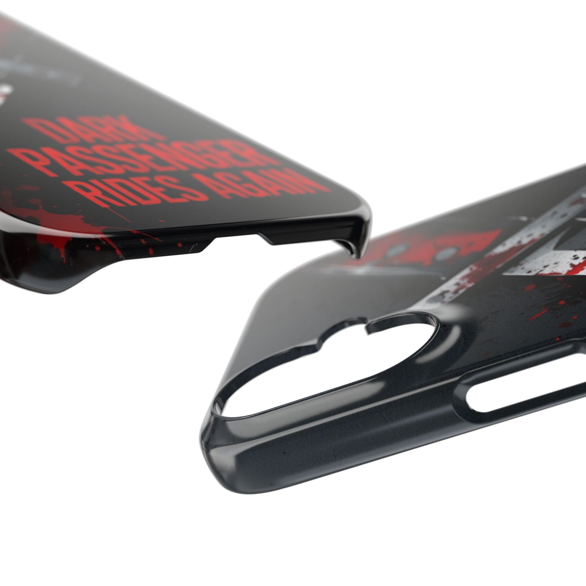 Dark Passenger Rides Again | Killer Instinct Blood Splatter Phone Case