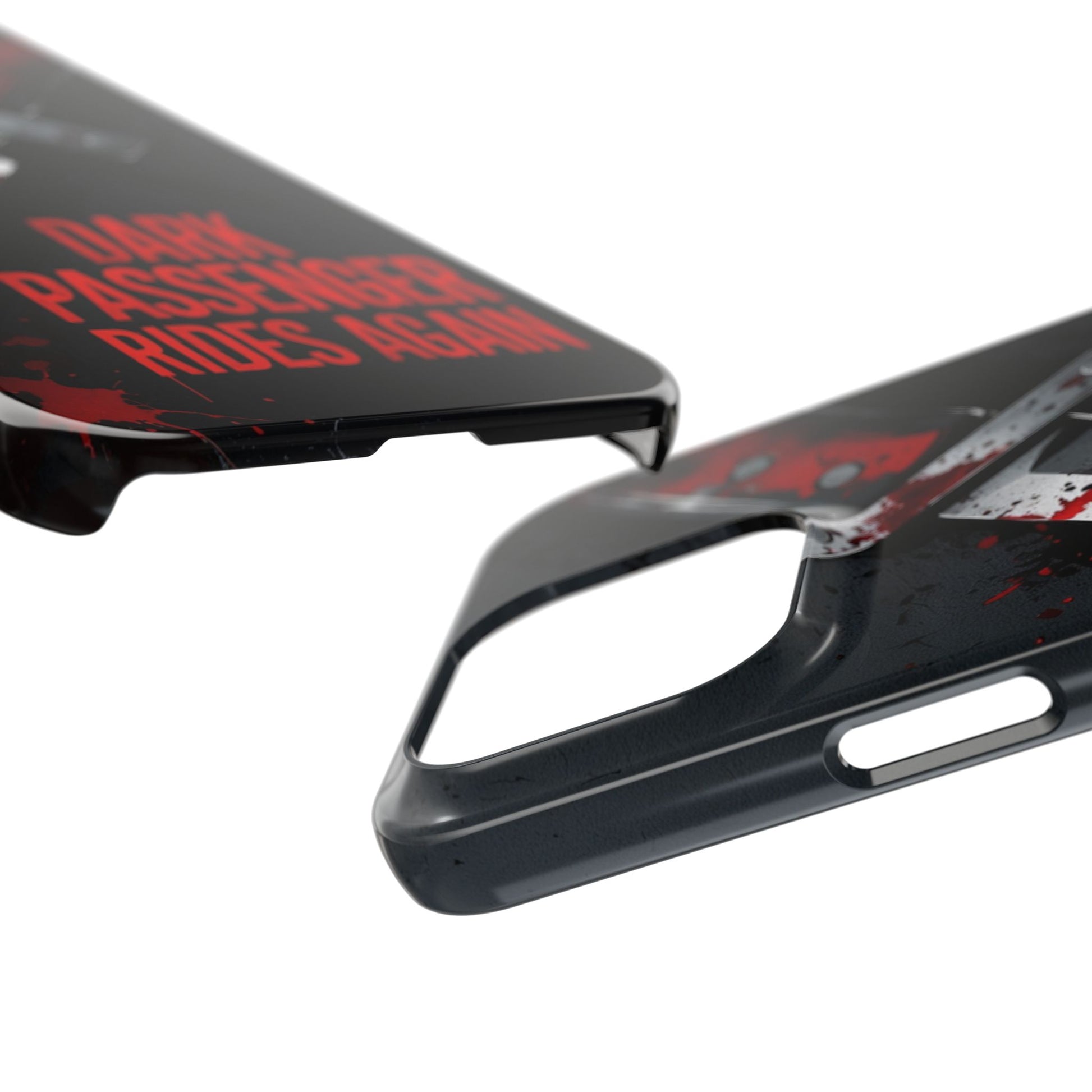 Dark Passenger Rides Again | Killer Instinct Blood Splatter Phone Case