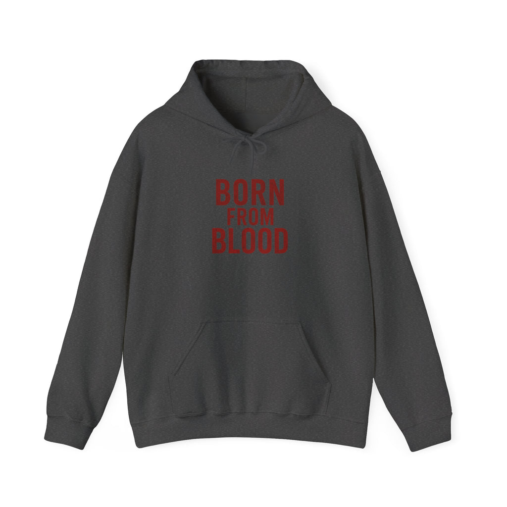 Born from Blood Hoodie – Abstract Blade Edition (Front & Back Print)