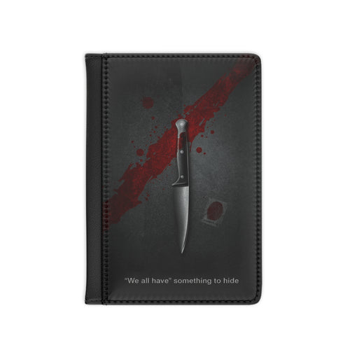 "Crimson Code – Crime Thriller Dexter-Inspired Passport Cover