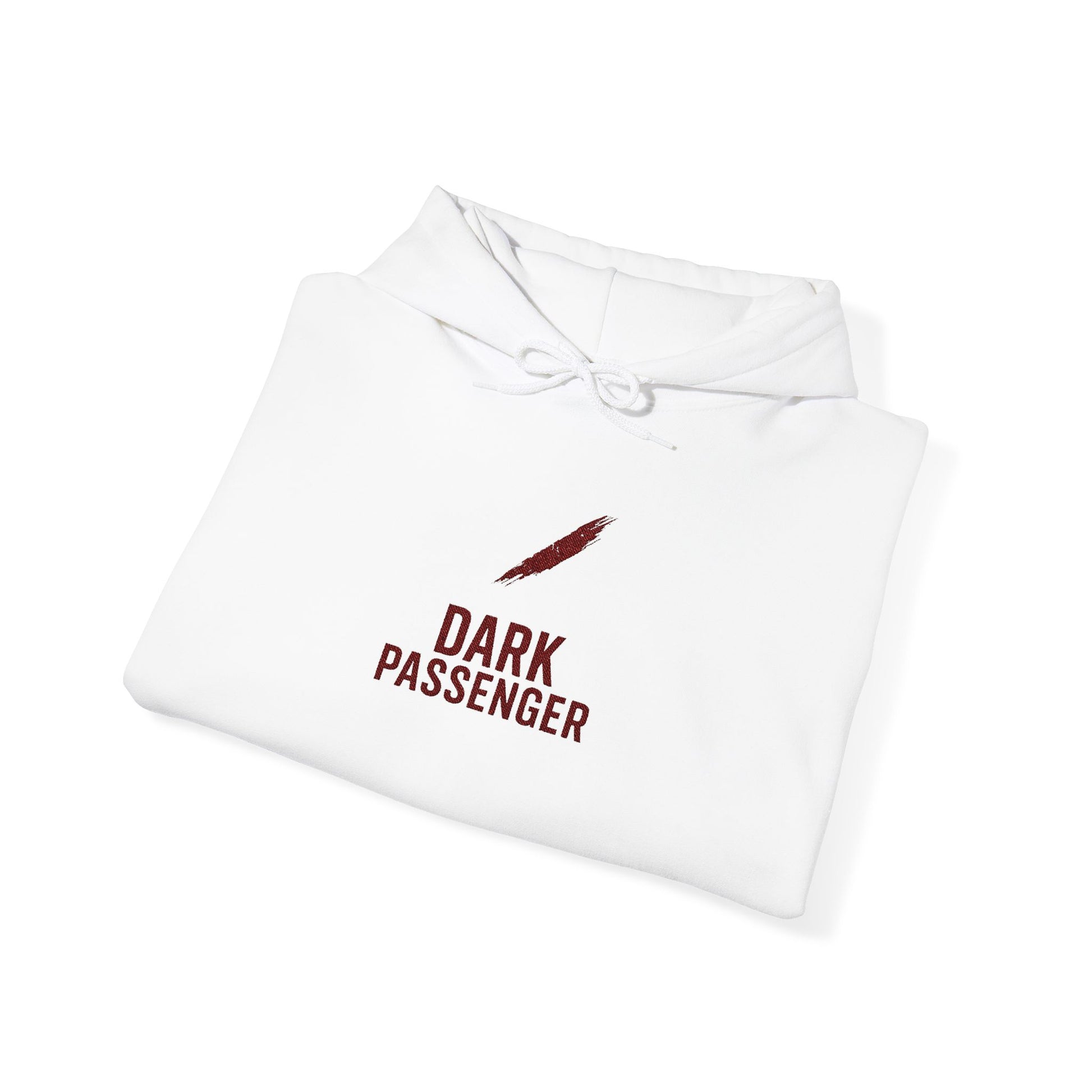 Dark Passenger Minimal Embroidered Hoodie - Subtle Yet Sinister