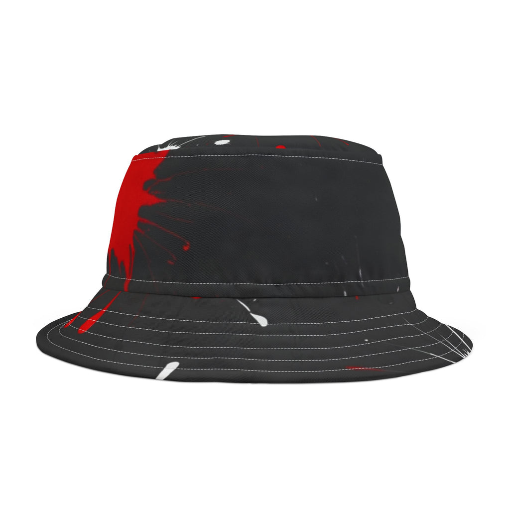 Bucket Hat - Bold Blood Splatters Crime Theme