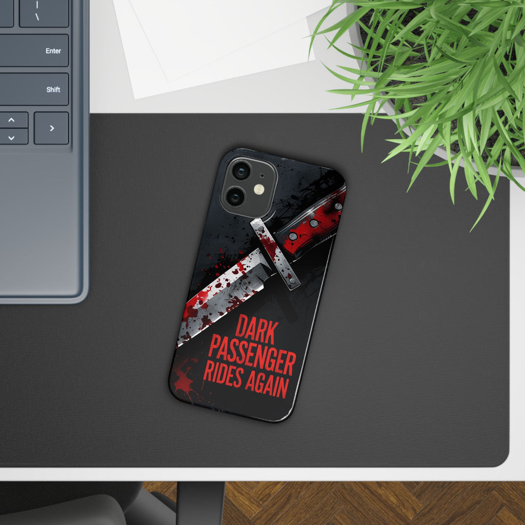 Dark Passenger Rides Again | Killer Instinct Blood Splatter Phone Case