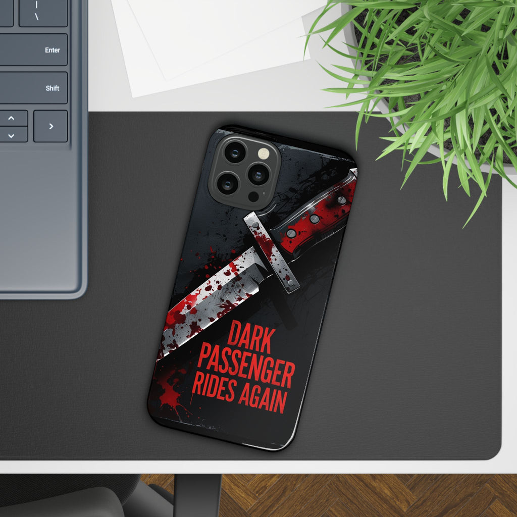 Dark Passenger Rides Again | Killer Instinct Blood Splatter Phone Case