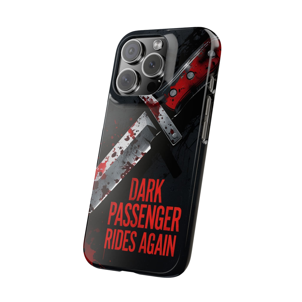 Dark Passenger Rides Again | Killer Instinct Blood Splatter Phone Case