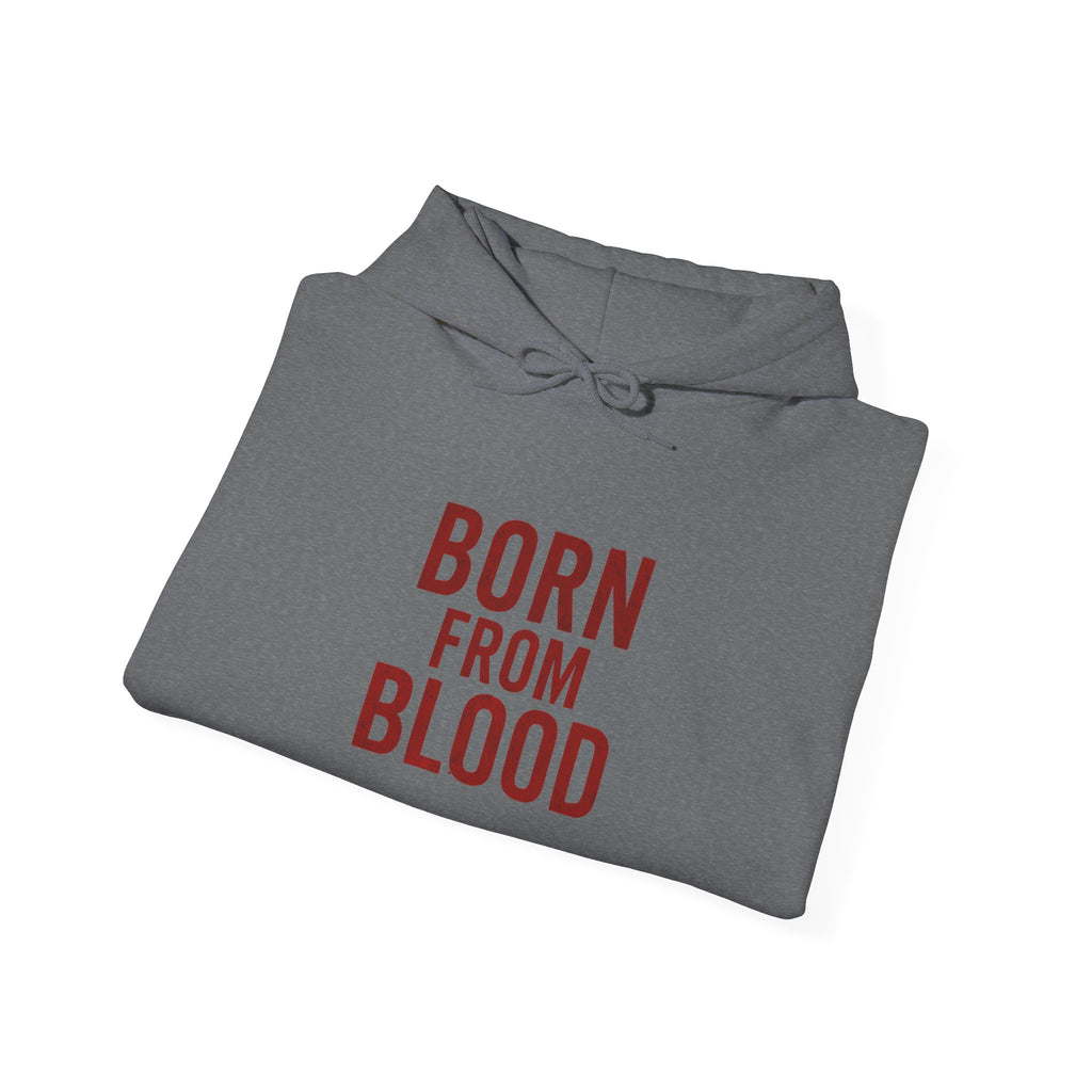 Born from Blood Hoodie – Abstract Blade Edition (Front & Back Print)