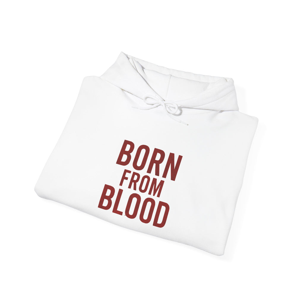 Born from Blood Hoodie – Abstract Blade Edition (Front & Back Print)