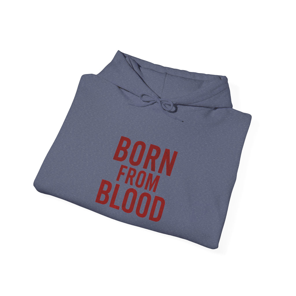 Born from Blood Hoodie – Abstract Blade Edition (Front & Back Print)