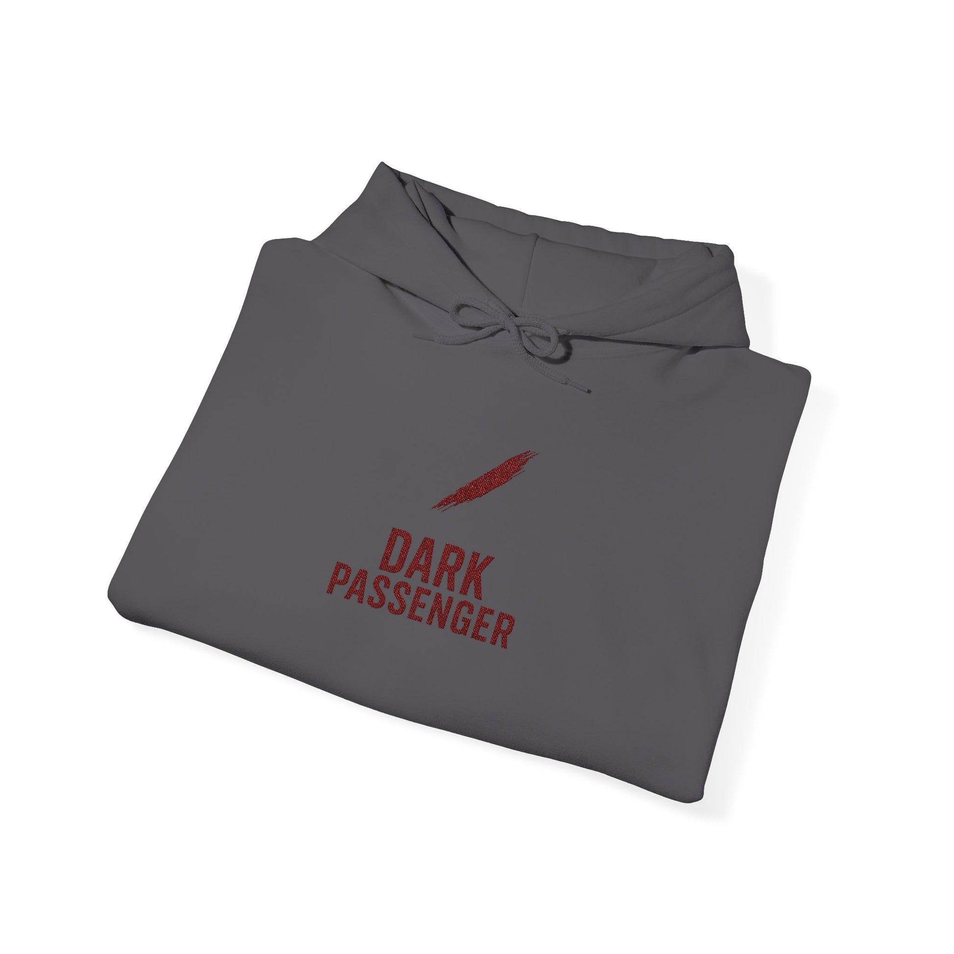 Dark Passenger Minimal Embroidered Hoodie - Subtle Yet Sinister