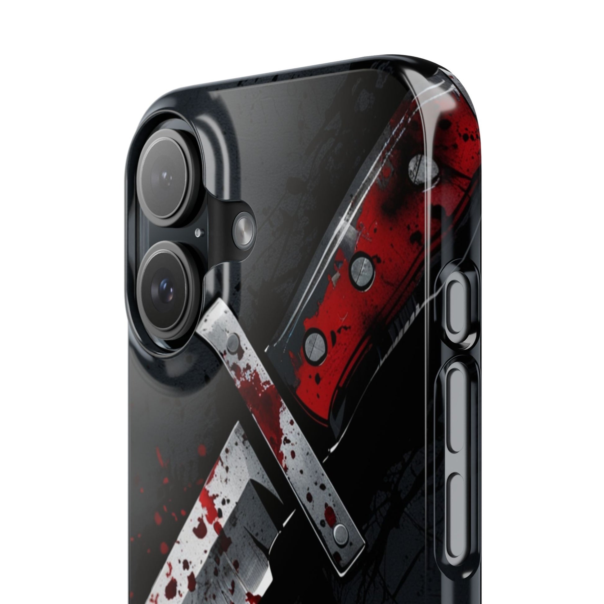 Dark Passenger Rides Again | Killer Instinct Blood Splatter Phone Case