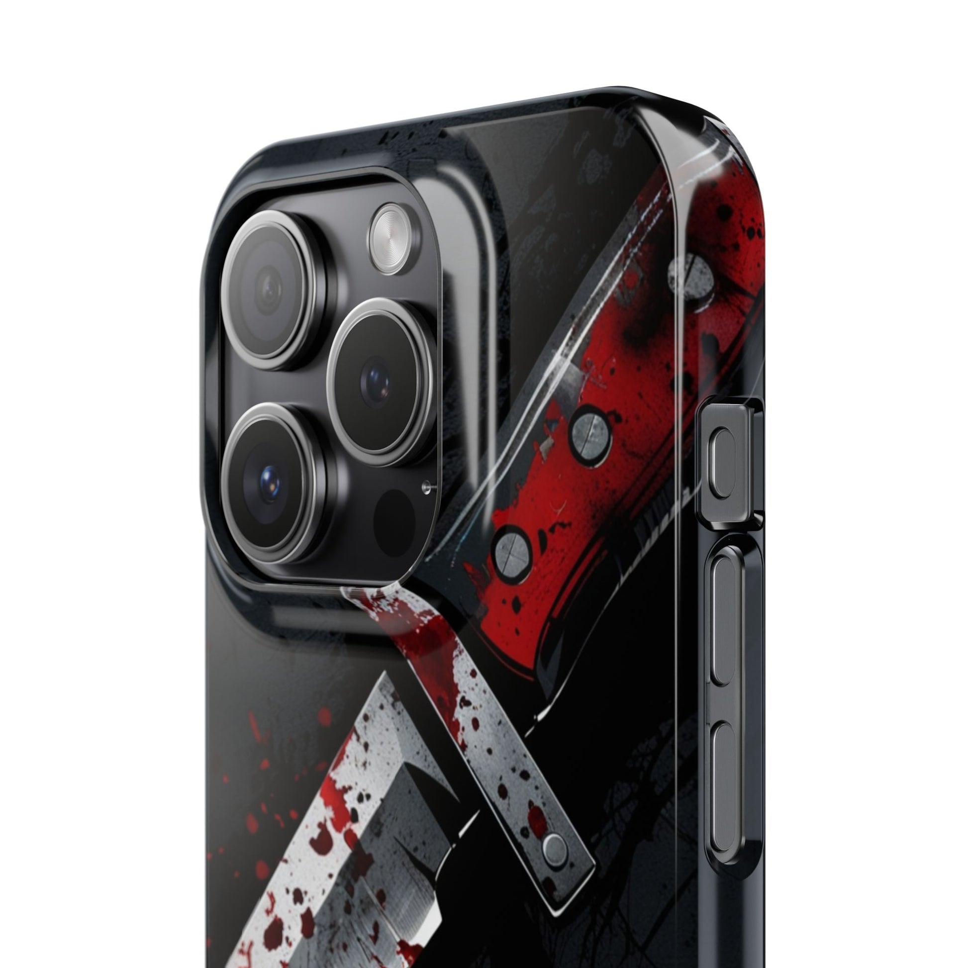 Dark Passenger Rides Again | Killer Instinct Blood Splatter Phone Case