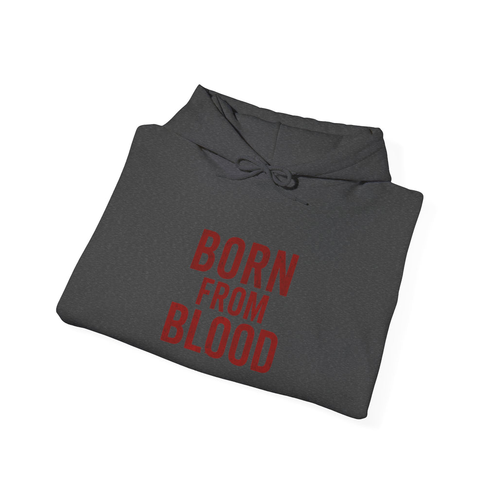 Born from Blood Hoodie – Abstract Blade Edition (Front & Back Print)