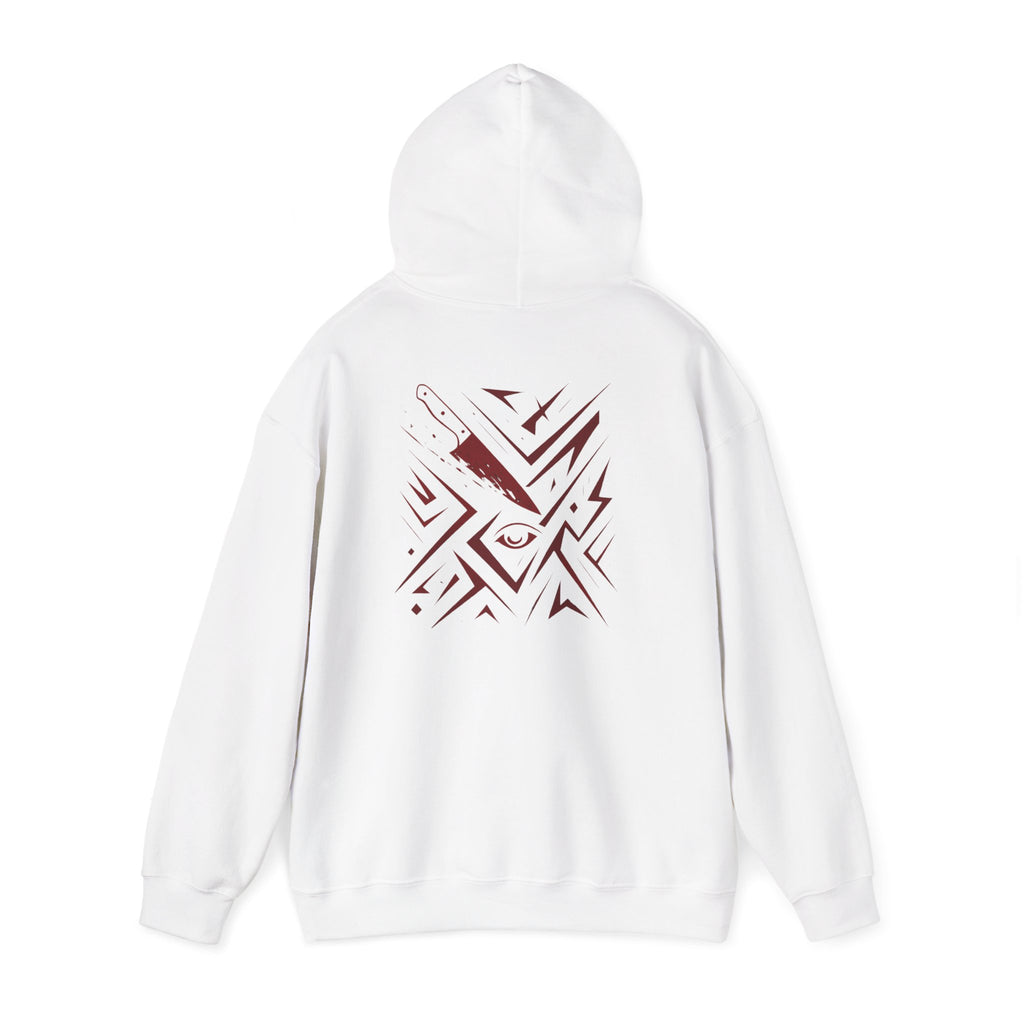 Born from Blood Hoodie – Abstract Blade Edition (Front & Back Print)