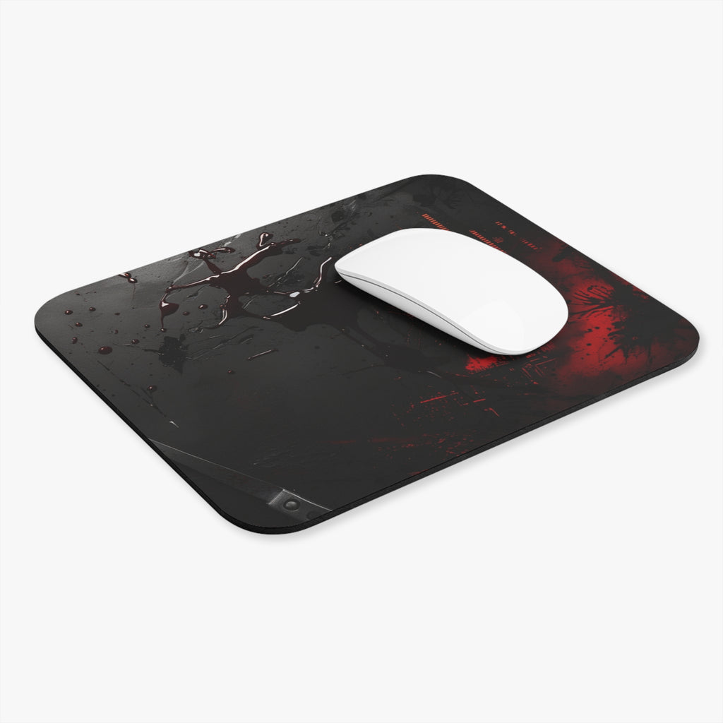 Dexter Inspired Psycho Crime Scene Mouse Pad – Blood Splatter & Forensic Vibes