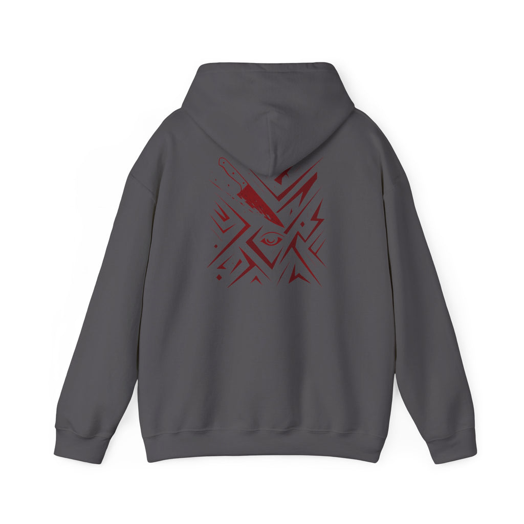 Born from Blood Hoodie – Abstract Blade Edition (Front & Back Print)