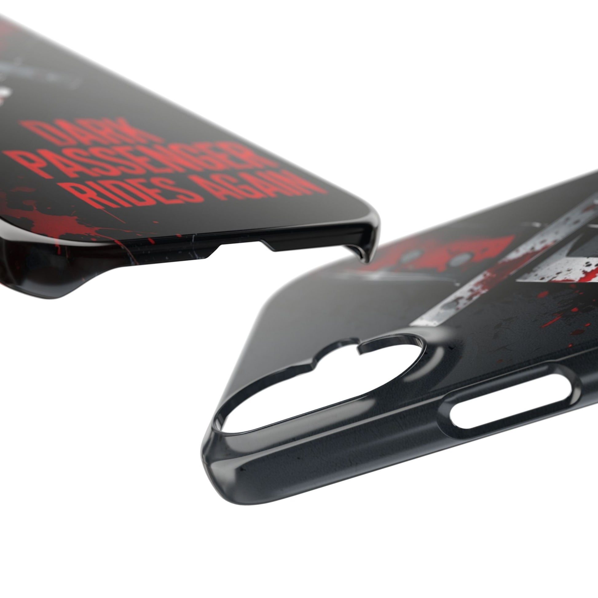 Dark Passenger Rides Again | Killer Instinct Blood Splatter Phone Case