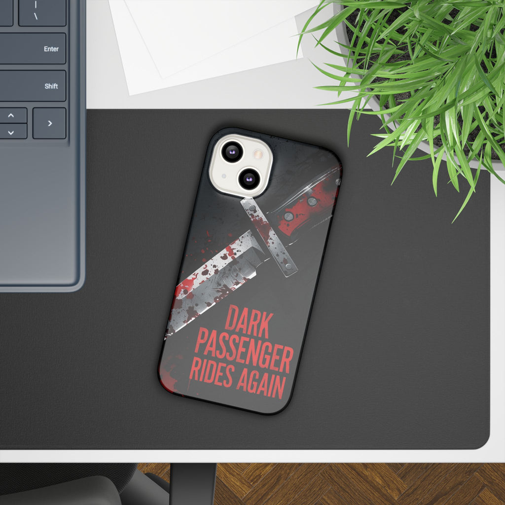 Dark Passenger Rides Again | Killer Instinct Blood Splatter Phone Case