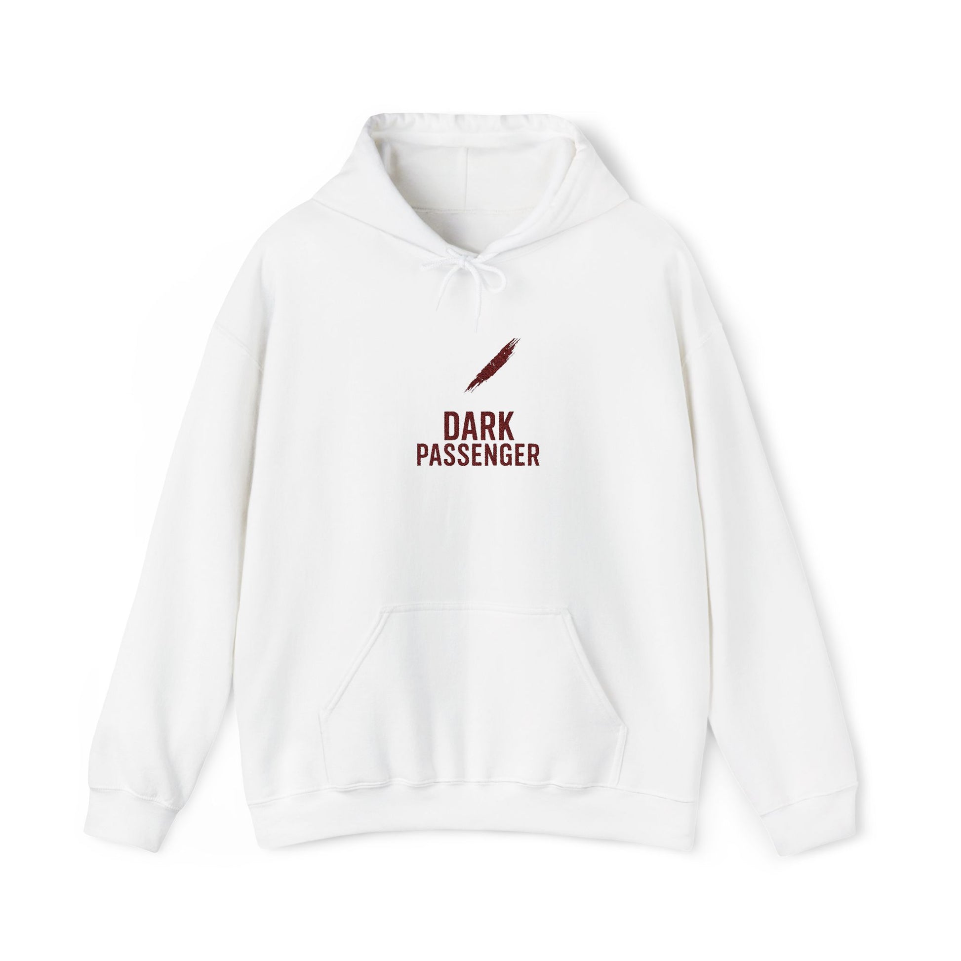 Dark Passenger Minimal Embroidered Hoodie - Subtle Yet Sinister