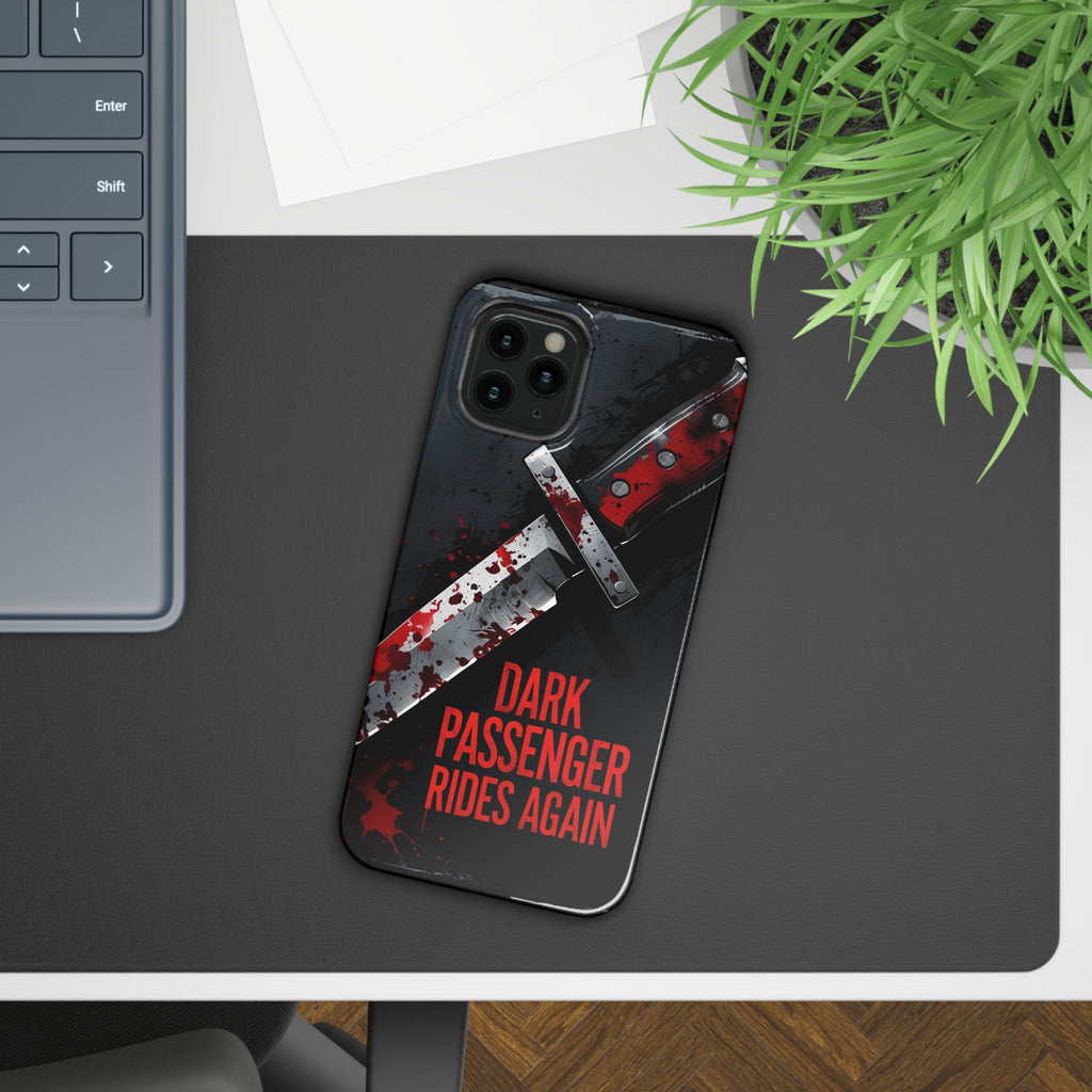 Dark Passenger Rides Again | Killer Instinct Blood Splatter Phone Case