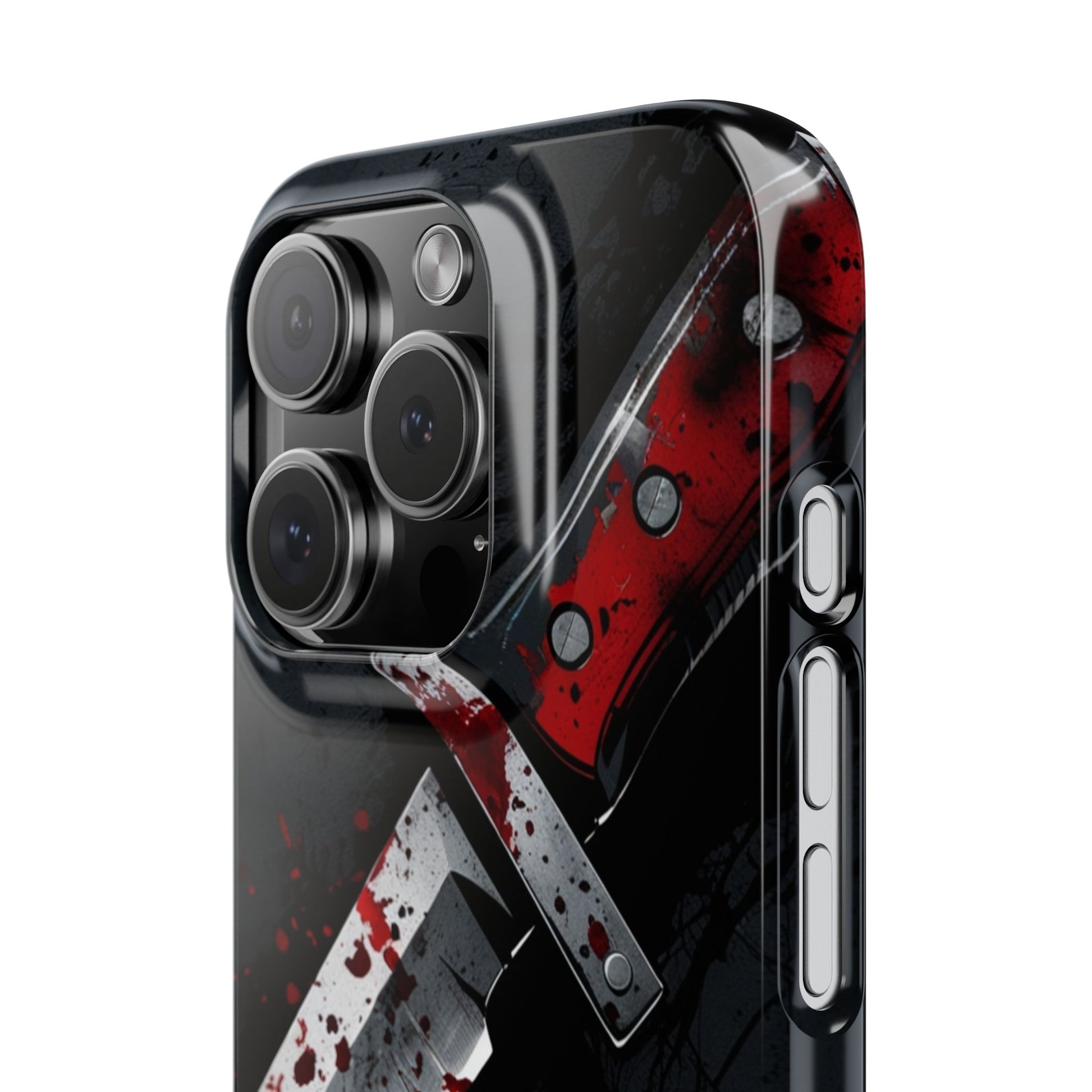 Dark Passenger Rides Again | Killer Instinct Blood Splatter Phone Case
